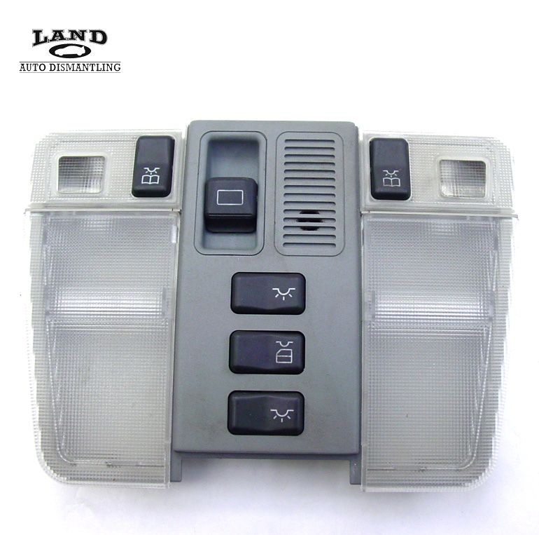   CLASS W140 DOME OVERHEAD READING MAP LIGHT LAMPS SUNROOF SWITCH GRAY