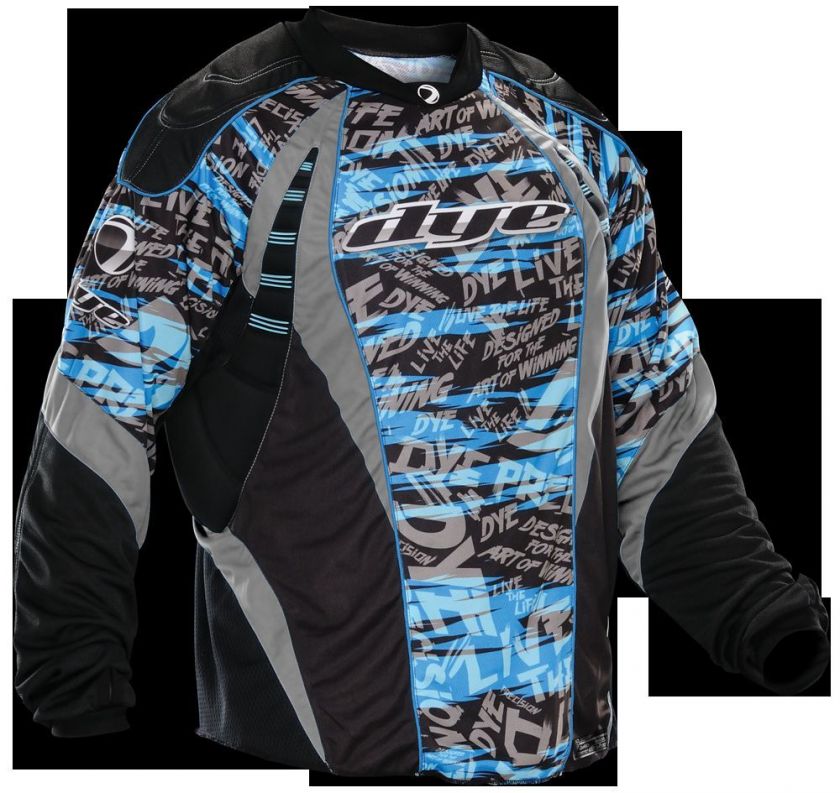 Dye C12 Paintball Jersey Tiger Stripe Blue 2X/3XL BRAND NEW FOR 2012 