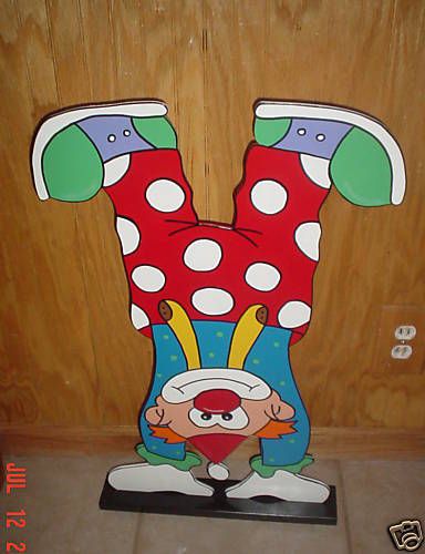 Upside down Circus Clown party decorations supplies  