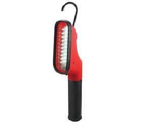 Red Rechargeable Cordless 30 LED Shop Light  