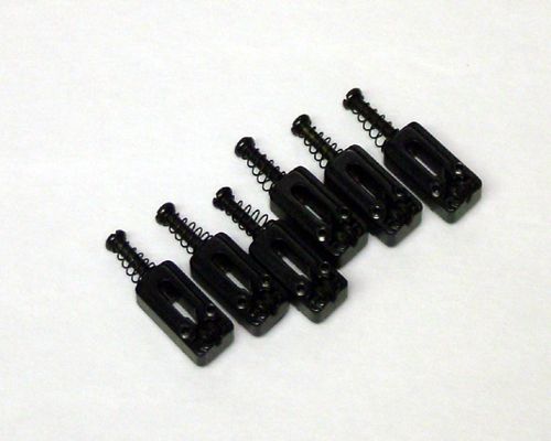 Strat/ Tele Roller Bridge/ Tremolo Saddles ,Black  