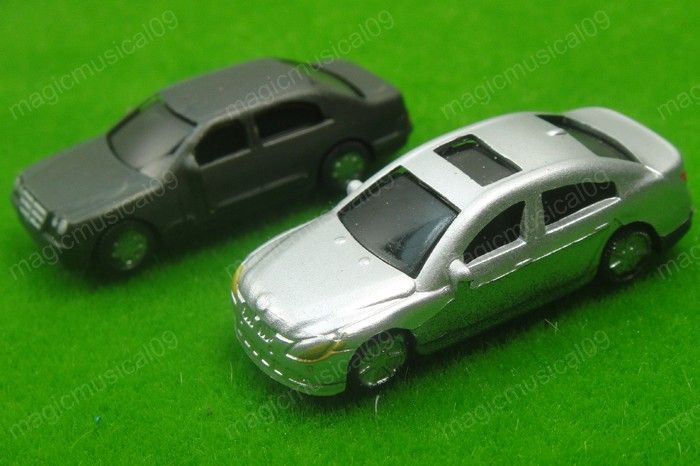 100pcs Mixed HO Scale 1100 Model Car Layout Scene  