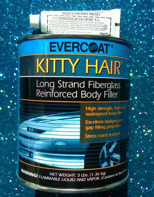 Quart   Evercoat KITTY HAIR Fiberglass Filler 868  