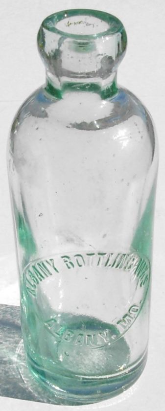 Hutchinson Soda Pop Bottle ALBANY MO BOTTLING CO.  