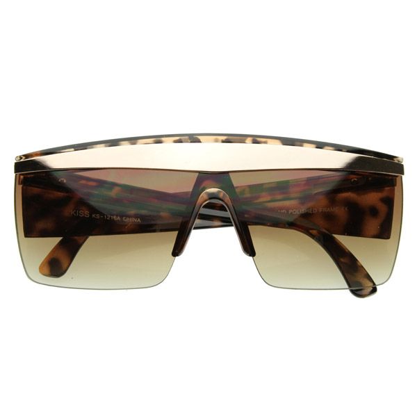 Poker Face Celebrity Music Video Half Frame Designer Style Sunglasses 