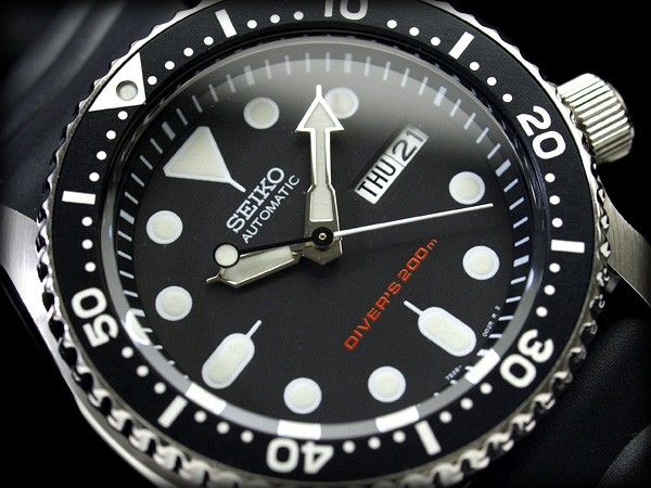 Seiko Diver Series 200m Black Boy W atch SKX007K1