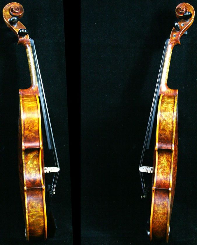 Come with rectangle Violin case, high quality brazilwood bow and 